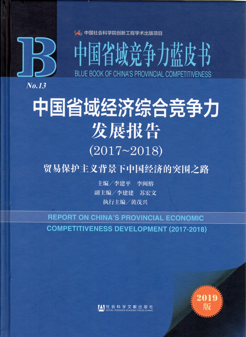 日逼视频qq中国省域经济综合竞争力发展报告（2017-2018）